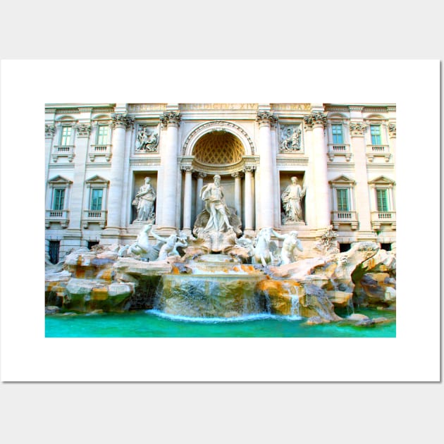 Fontana di Trevi Wall Art by KristinaDrozd